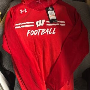 NWT Wisconsin football hoodie small